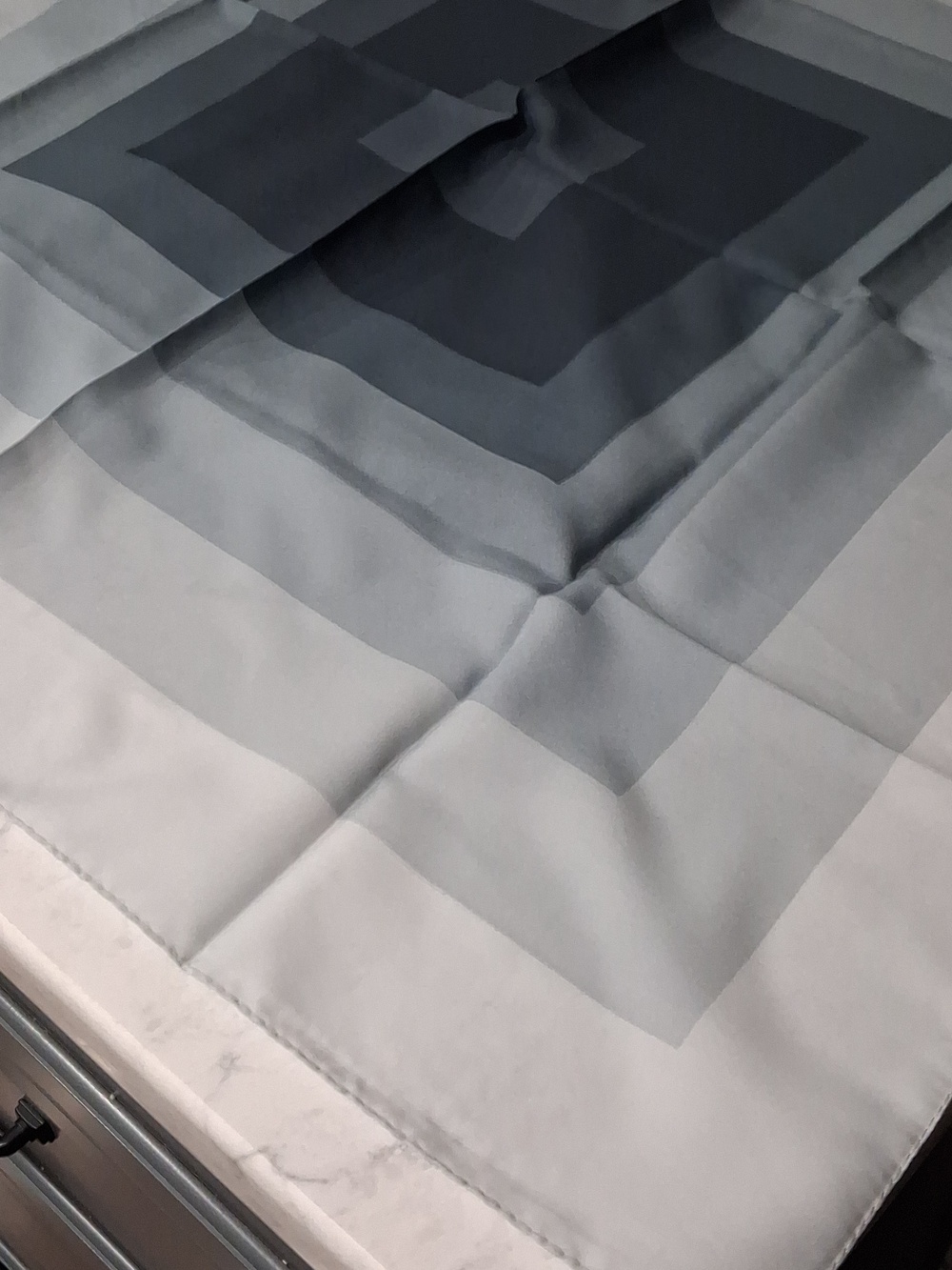 Women's Gray Ombre Silk Wrap
